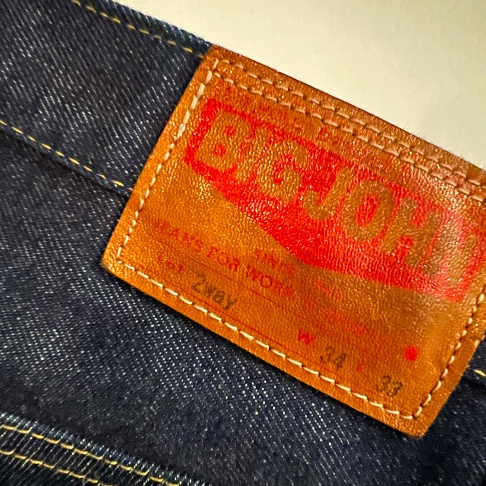 Big John 2 Way Stretch Skinny Selvedge Jeans - 34 / 33 - Japanese Denim - Mens